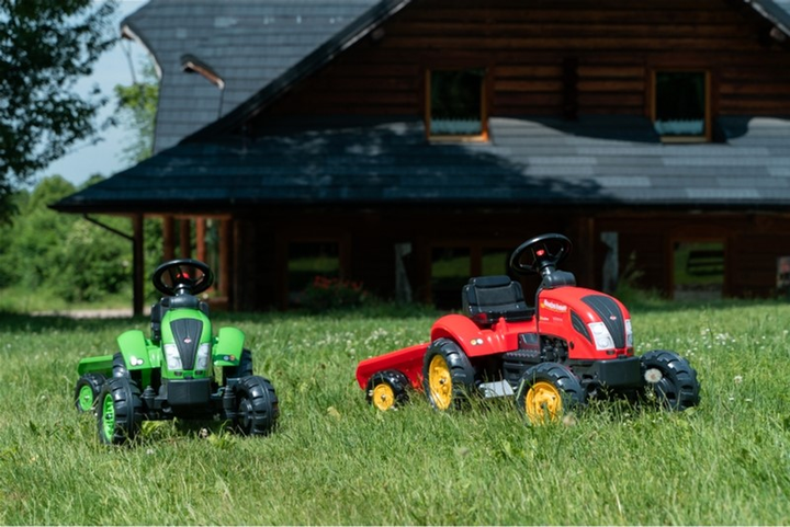 Трактор на педалях Rolly Toys Country Farmer з причепом Зелений (3016202057121) - зображення 4