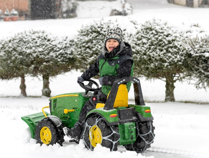 Traktor na pedały Rolly Toys John Deere X-Trac Premium Zielono-żółty (4006485651047) - obraz 4