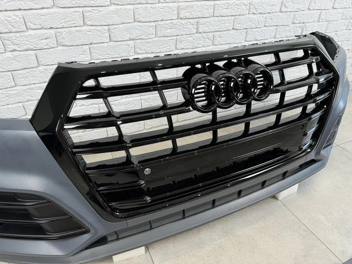 Бампер передний в сборе S-Line BLACK Audi Q5 2017-2020 для Audi Q5 2017-2024 (8575) - Фото 7 Бампер передний в сборе S-Line BLACK Audi Q5 2017-2020 для Audi Q5 2017-2024 (8575) - изображение 7