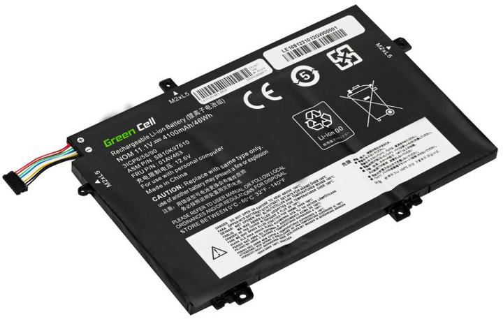 Bateria Green Cell L17L3P52 do Lenovo ThinkPad L480 11.1 V 4100 mAh (5904326374256) - obraz 2