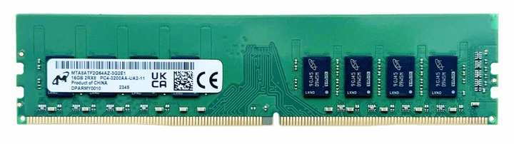 Оперативная память Micron DDR4 16Gb 2Rx8 3200Mhz PC4-3200AA-UA2-11