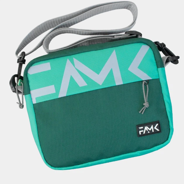 Сумка через плечо Famk SMR3 2.0 зеленая/мятная (1086) - Фото 1 Сумка через плечо Famk SMR3 2.0 зеленая/мятная (1086) - изображение 1