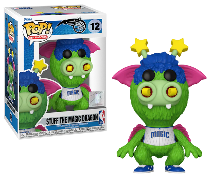 Figurka do gier Funko Pop NBA Mascots Stuff the Magic Dragon 9.5 cm (0889698796309) - obraz 2