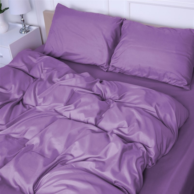 Акція на Підковдра MirSon №16-3310 Lavander Herb Mikrosatin Premium Однотонна 160х220 від Rozetka