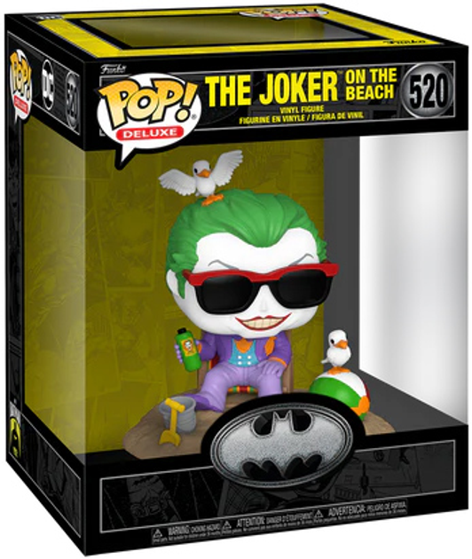 Ігрова фігурка Funko Pop Deluxe Batman 85th Anniversary Joker on the Beach 12.8 см (0889698806824) - зображення 3