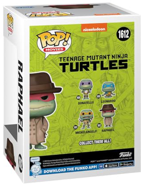 Ігрова фігурка Funko Pop Movies Черепашки-ніндзя - Рафаель з плащем 9 см (0889698760485) - зображення 3