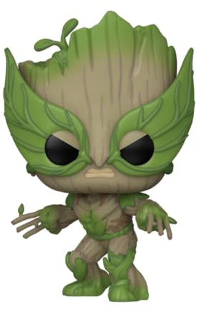 Ігрова фігурка Funko Pop Marvel We Are Groot - Groot As Wolverine 8.13 см (0889698795197) - зображення 2