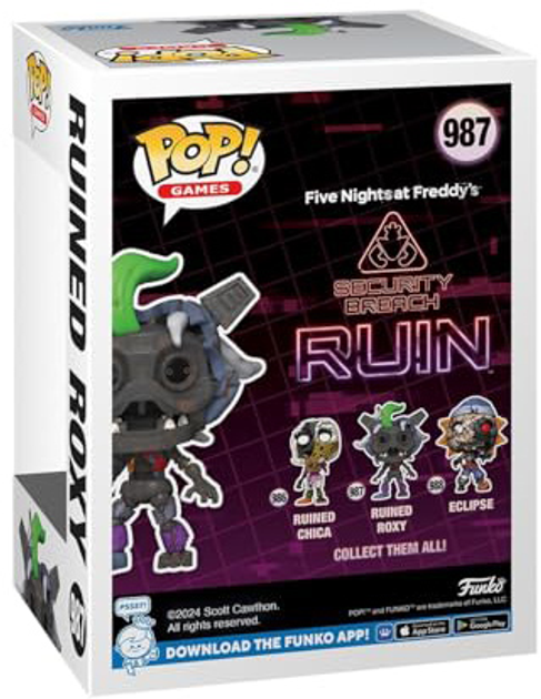 Figurka do gier Funko Pop Games Five Nights at Freddy's Ruin Ruined Roxy 12.7 cm (0889698724722) - obraz 3