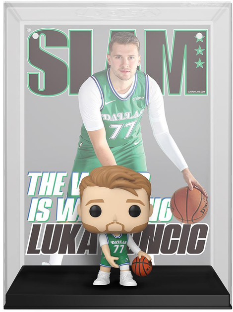 Figurka do gier Funko Pop Cover NBA Slam Luka Doncic 9.5 cm (0889698709439) - obraz 1