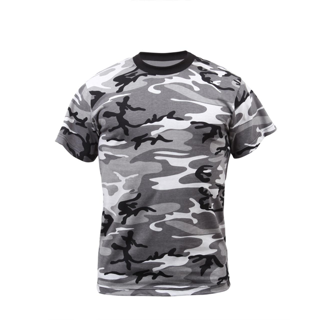 Футболка армійська тактична ROTHCO USA міський камуфляж Rothco T-Shirts City Camo L - зображення 1