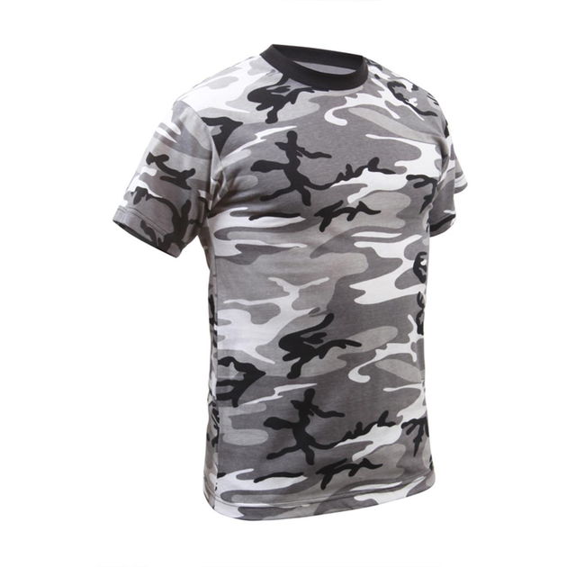 Футболка армійська тактична ROTHCO USA міський камуфляж Rothco T-Shirts City Camo L - зображення 2