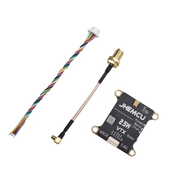 Видеопередатчик VTX 5.8G, 2.5W, 40CH JHEMCU VTX2W5, для FPV дронов - изображение 4