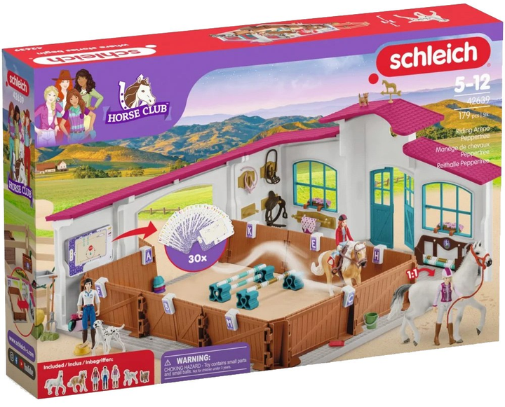 Ігровий набір Schleich Horse Club Арена для верхової їзди 42639 (4059433720098) - зображення 1