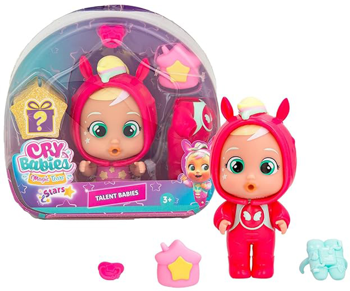 Lalka IMC Toys Cry Babies Monsters Stars Talent Babies Hannah (8421134916135) - obraz 1