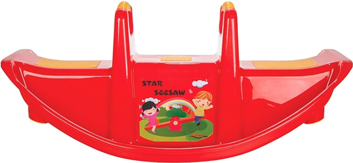 Качалка многоместная Woopie Star Красная (5904326944084) - изображение 1