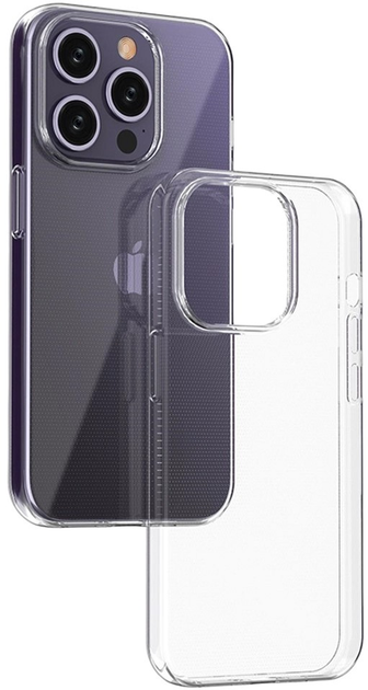 Etui Hurtel Ultra Clear do iPhone 15 Pro Transparent (9145576278970) - obraz 3