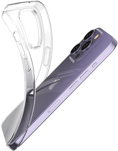 Etui Hurtel Ultra Clear do iPhone 15 Pro Transparent (9145576278970) - obraz 5