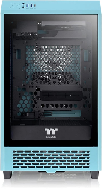 Корпус Thermaltake The Tower 200 Turquoise Blue (CA-1X9-00SBWN-00) - зображення 2