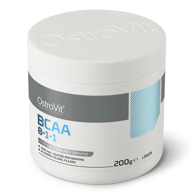 Аминокислота OstroVit BCAA 8-1-1 200 г Лимон - Фото 2 Аминокислота OstroVit BCAA 8-1-1 200 г Лимон - изображение 2