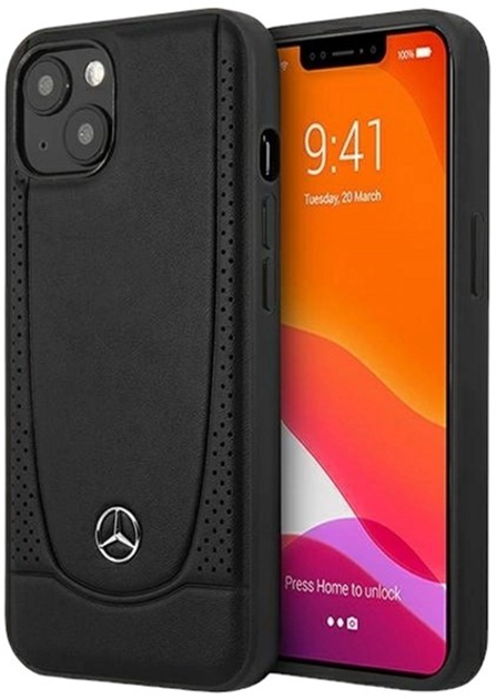 Панель Mercedes Leather Urban для Apple iPhone 15 Plus Black (3666339171865) - зображення 4