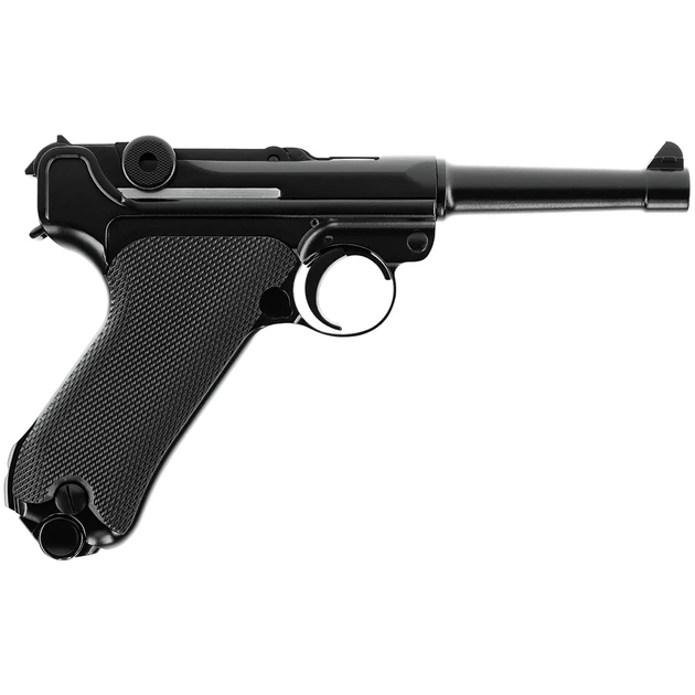 Пістолет пневматичний Umarex Legends Luger P08 Blowback 4,5 мм 5.8142 - Фото 6 Пістолет пневматичний Umarex Legends Luger P08 Blowback 4,5 мм 5.8142 - зображення 6