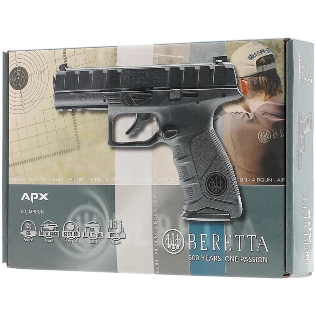 Пістолет пневматичний Umarex Beretta APX Blowback 4,5 мм 5.8327 - Фото 8 Пістолет пневматичний Umarex Beretta APX Blowback 4,5 мм 5.8327 - изображение 8