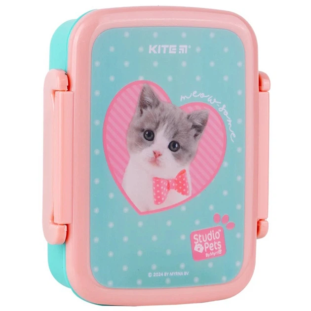 Ланчбокс Kite Studio Pets 420 мл SP24-160-1 - Фото 1 Ланчбокс Kite Studio Pets 420 мл SP24-160-1 - изображение 1