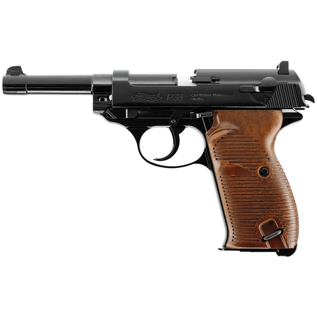 Пістолет пневматичний Umarex Walther P38 Blowback 4,5 мм 5.8089 - Фото 4 Пістолет пневматичний Umarex Walther P38 Blowback 4,5 мм 5.8089 - изображение 4