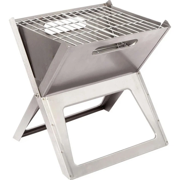 Гриль вугільний Bo-Camp Notebook/Fire Basket Compact Silver 8108347 DAS301445 - Фото 1 Гриль вугільний Bo-Camp Notebook/Fire Basket Compact Silver 8108347 DAS301445 - изображение 1