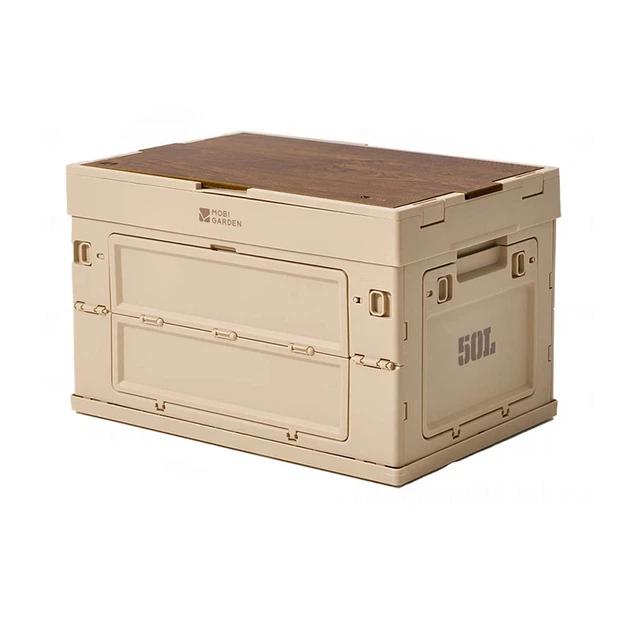 Контейнер складний зі стільницею storage box 50л Mobi Garden NX23685004 sand - зображення 3