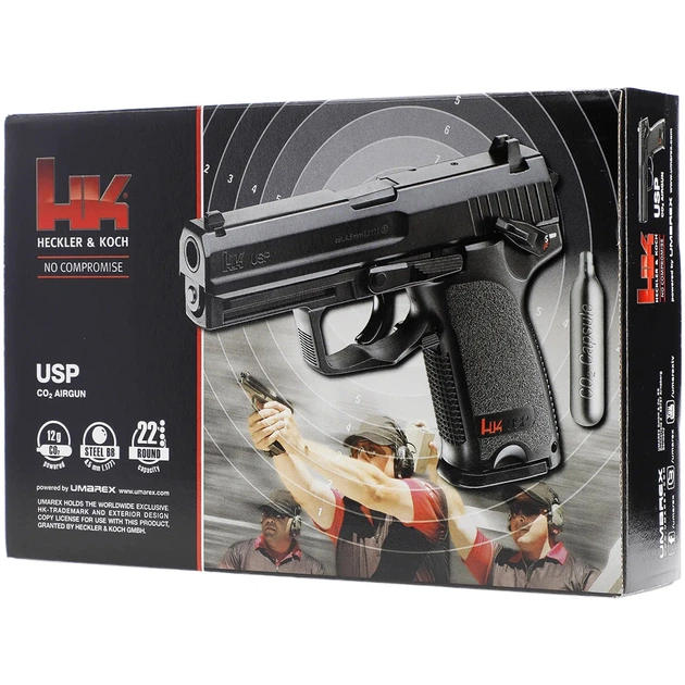 Пістолет пневматичний Umarex Heckler and Koch USP 4,5 мм 5.8100 - изображение 10