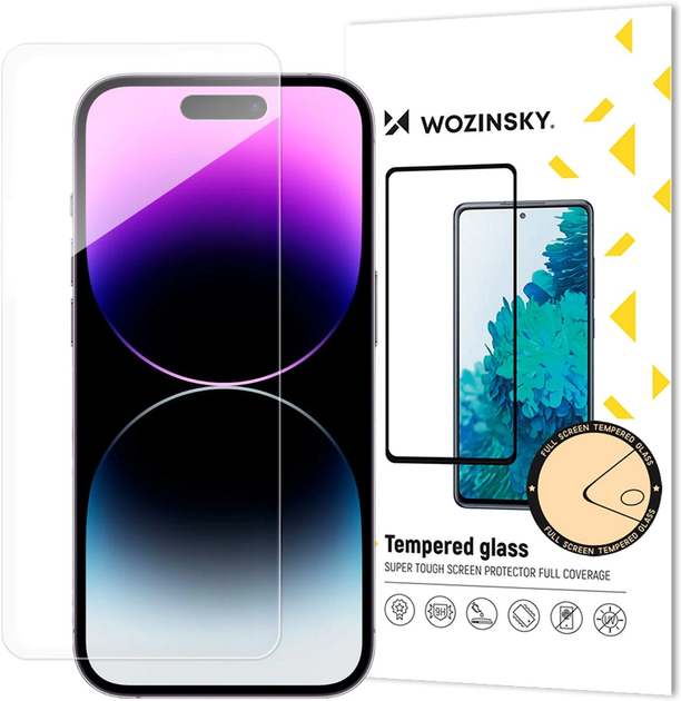 Захисне скло Wozinsky Premium Glass для Apple iPhone 15 Pro Transparent (9145576280409) - зображення 1