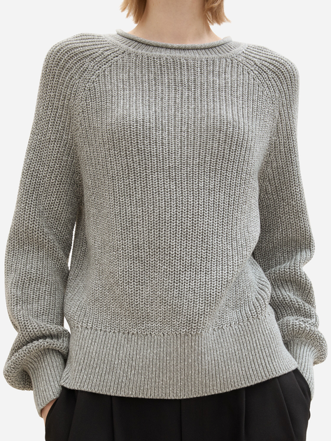 Sweter damski Tom Tailor 1043309 L Szary (4067672993067) - obraz 5