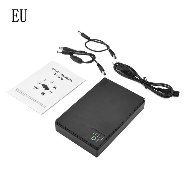 Безперебійник 36W з акумулятором для роутера 5V, 9V, 12V UPS DC1036P 10400мАч - ДБЖ Джерело безперебійного - зображення 8