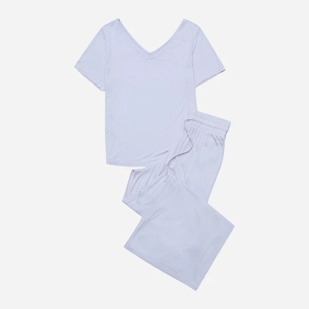 Piżama damska z długimi spodniami i krótkim rękawem Esotiq 42062-09X L Szara (5903972317235) - obraz 6