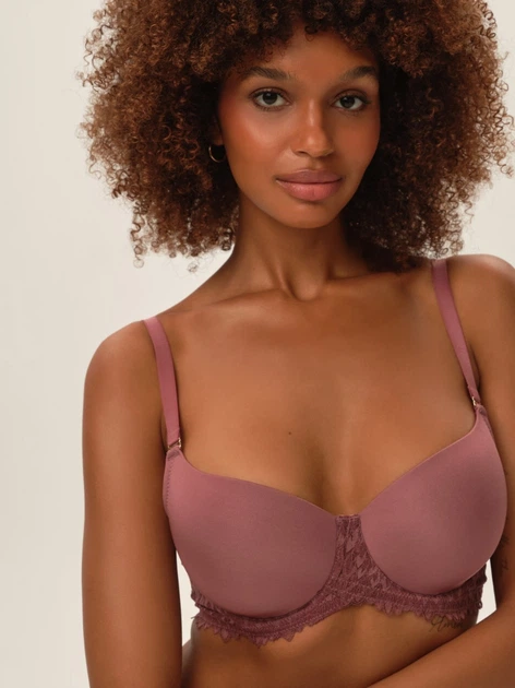 Biustonosz damski z fiszbinami Push-up Esotiq 42175-34X 70E Fioletowy (5903972296042) - obraz 5