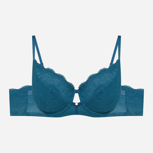 Biustonosz damski z fiszbinami Push-up Esotiq 42221-69X 75D Niebieski (5903972354995) - obraz 4