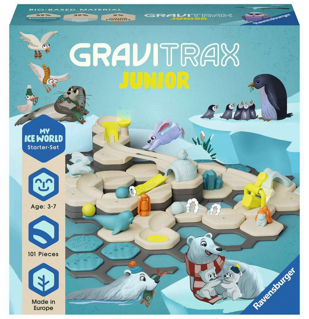 Стартовий набір Ravensburger GraviTrax Junior L Ice (4005556270606) - зображення 1