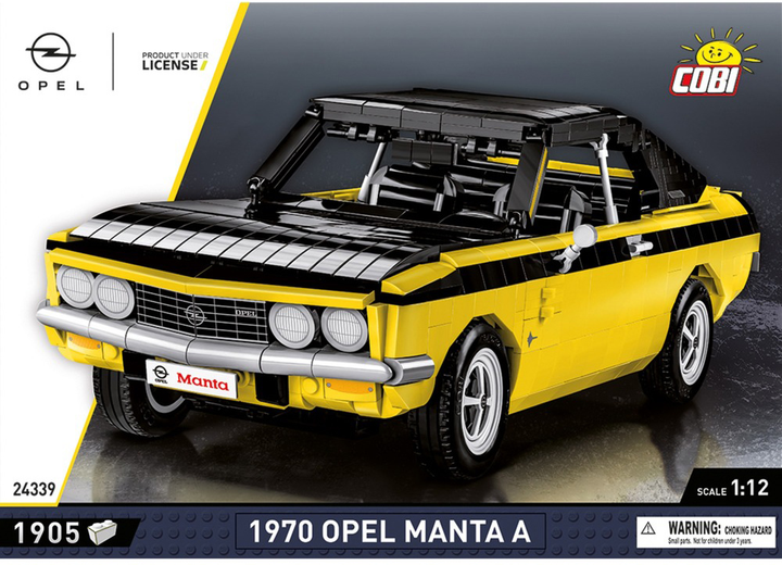 Конструктор Cobi 1970 Opel Manta A 1905 (5902251243395) - зображення 8
