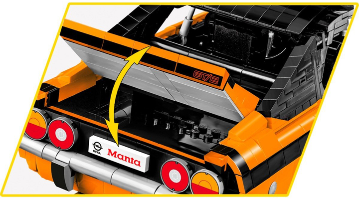 Klocki konstrukcyjne Cobi 1974 Opel Manta A GT/E 1938 elementów (5902251243494) - obraz 7