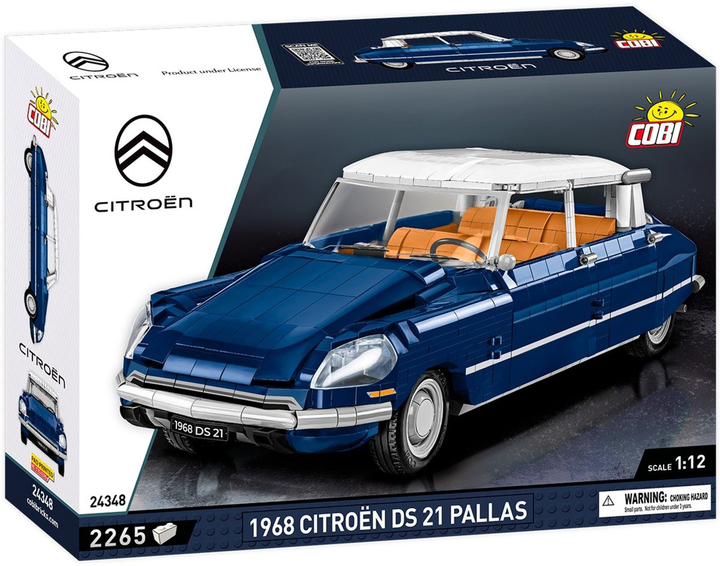 Klocki konstrukcyjne Cobi 1968 Citroen DS 21 Pallas 2265 elementów (5902251243487) - obraz 8