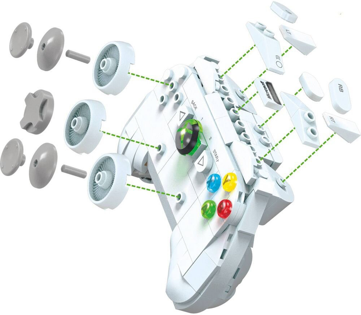 Klocki konstrukcyjne Mega Bloks Microsoft Xbox 360 Zestaw kolekcjonerski 1342 elementy (0194735221868) - obraz 4