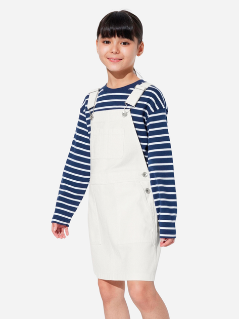 Детский летний джинсовый сарафан для девочки Uniqlo 973712399 104 см ...