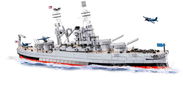 Klocki konstrukcyjne Cobi Pancernik Pennsylvania Class Battleship Executive Edition 2088 elementów (5902251048426) - obraz 4