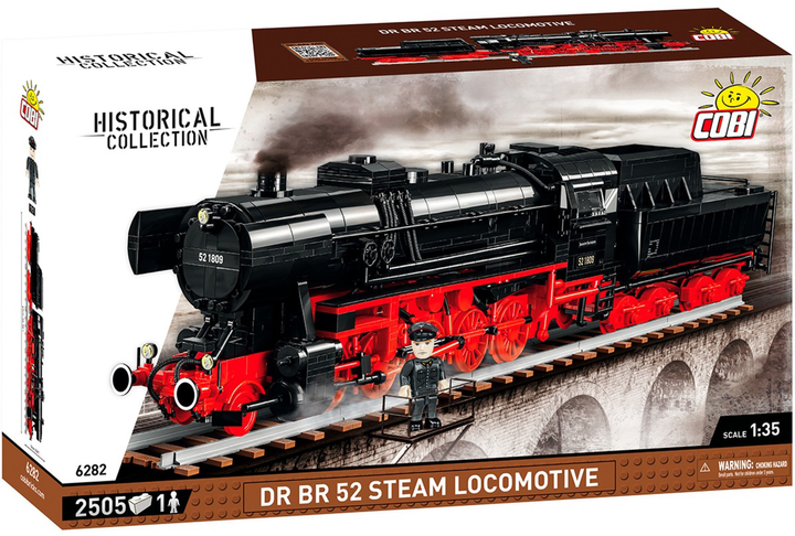 Klocki konstrukcyjne Cobi DR BR Class 52 Steam Locomotive 2505 elementów (5902251062828) - obraz 1