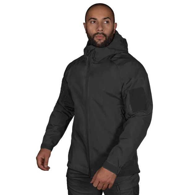 Тактичний CamoTec костюм Stalker 2.0 SoftShell Black чорний 2XL - зображення 2