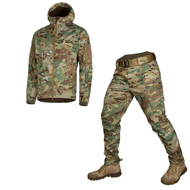 Тактический CamoTec костюм Stalker 2.0 SoftShell Multicam мультикам 3XL - изображение 1