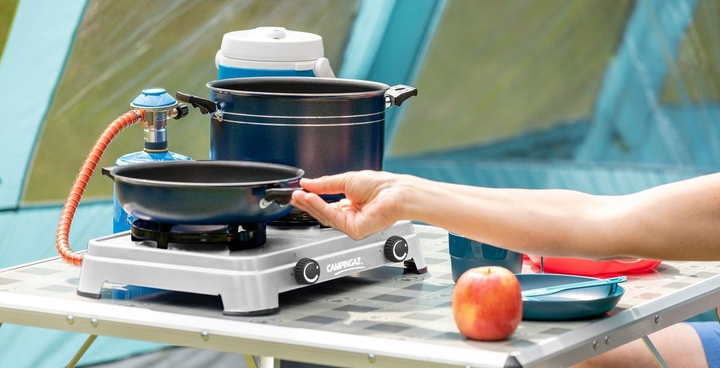 Плита туристична Campingaz Camping Cook двоконфорочна газова CV 3600 Вт 052-L0000-2000037217-912 (3138522118815) - зображення 8