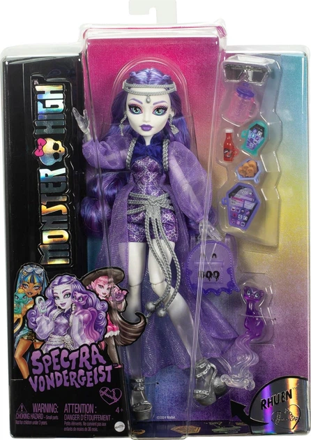 Кукла Monster High Spectra Vondergeist HXH77 - изображение 5
