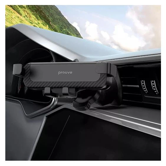 Держатель для телефона Proove Gravity Pro Air Outlet Car Mount на дефлектор/зажим Черный (CHGP00000001) - Фото 3 Держатель для телефона Proove Gravity Pro Air Outlet Car Mount на дефлектор/зажим Черный (CHGP00000001) - изображение 3